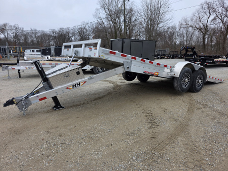New 2026 H&H Trailers 82X22 ALUMINUM FULL TILT CAR HAULER EQUIPMENT 14K GVWR Car Hauler