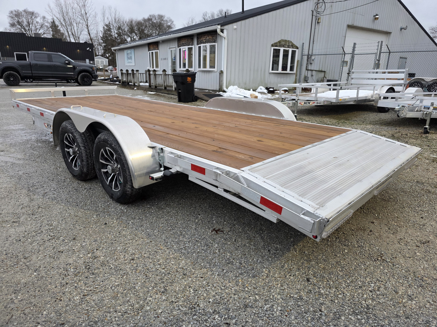 New 2026 H&H Trailers 82X20 ALUMINUM 7K GVWR TRAILER SXS UTV Car Hauler
