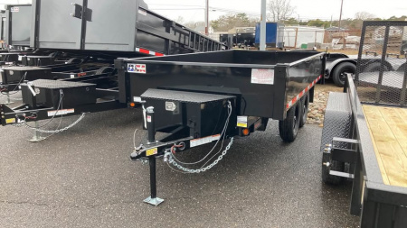 New 2026 Quality Steel and Aluminum 6x12 deckover Dump Trailer