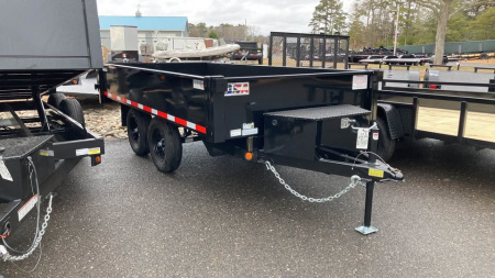 New 2026 Quality Steel and Aluminum 6x12 deckover Dump Trailer
