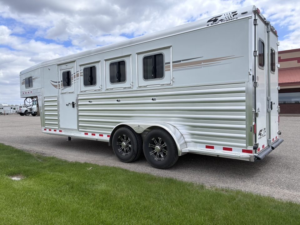 New 2027 4-Star Trailers 4 Horse Gooseneck Horse Trailer
