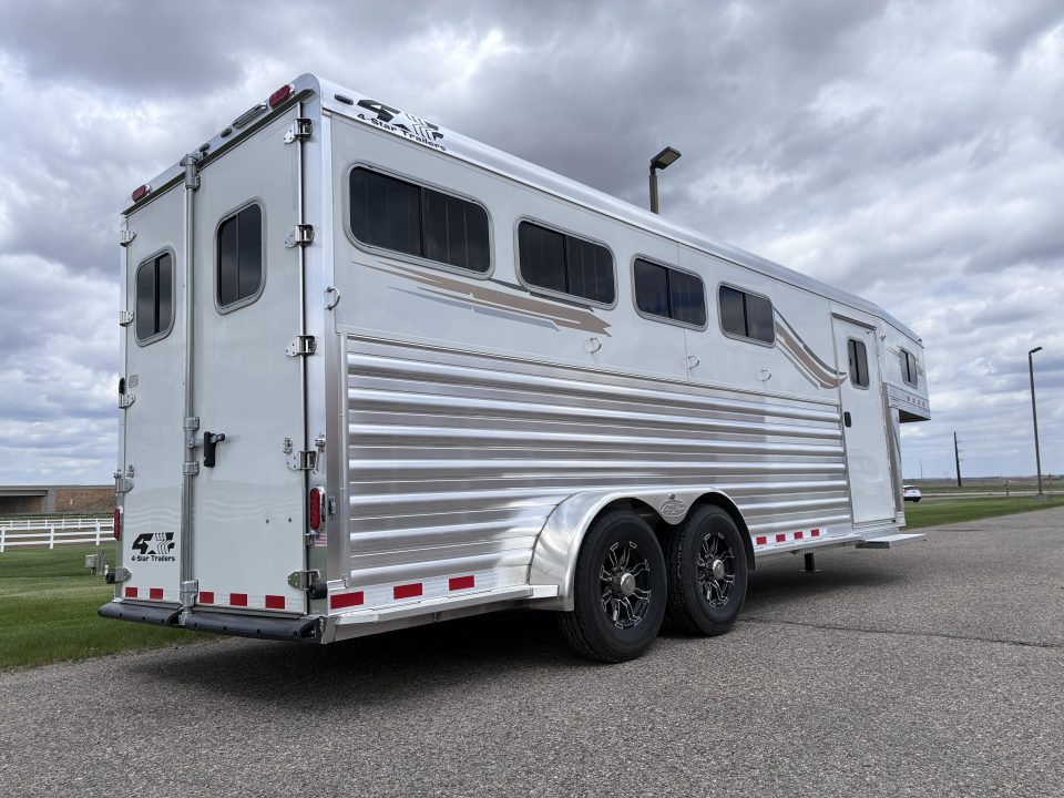 New 2027 4-Star Trailers 4 Horse Gooseneck Horse Trailer