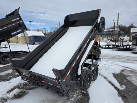 New 2026 Sure-Trac 6X12 - 10K - RAMPS - SPARE Dump Trailer