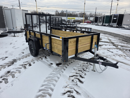 New 2026 Sure-Trac 5X10 - 3 BOARD HIGH SIDES Utility Trailer