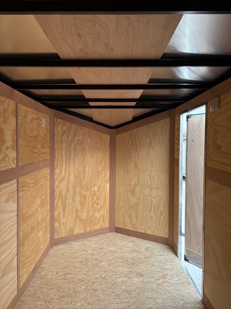 New 2026 6 X 12 Enclosed Stealth Trailers with 6ft 6in interior height with BARN DOORS