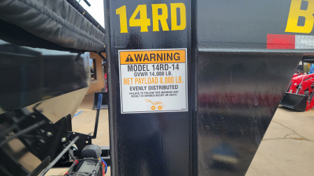 New 2026 Big Tex Trailers 14RD-14 Dump Trailer