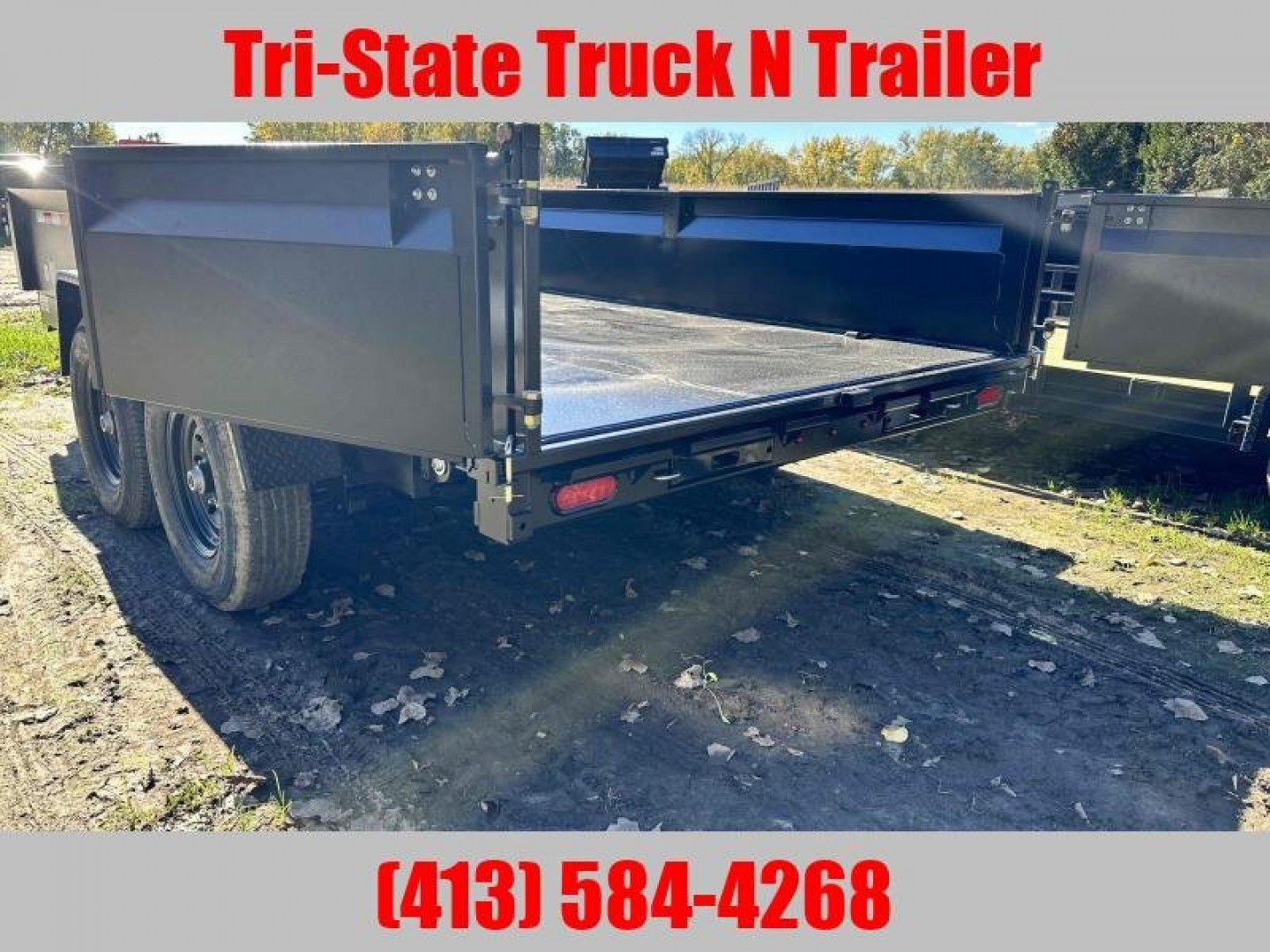 New 2026 Bwise 7x14 14k GVW Dump trailer w/ramp