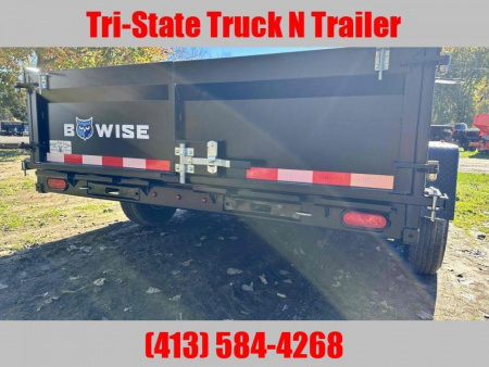 New 2026 Bwise 7x14 14k GVW Dump trailer w/ramp