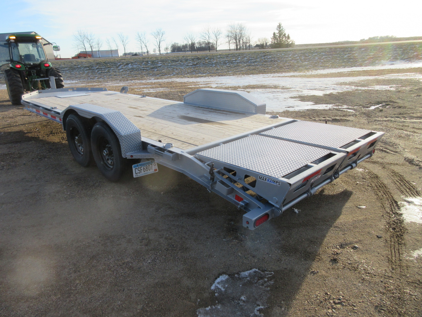 Used 2023 Diamond C Trailers LPX 22' W/Max Ramps Equipment Trailer