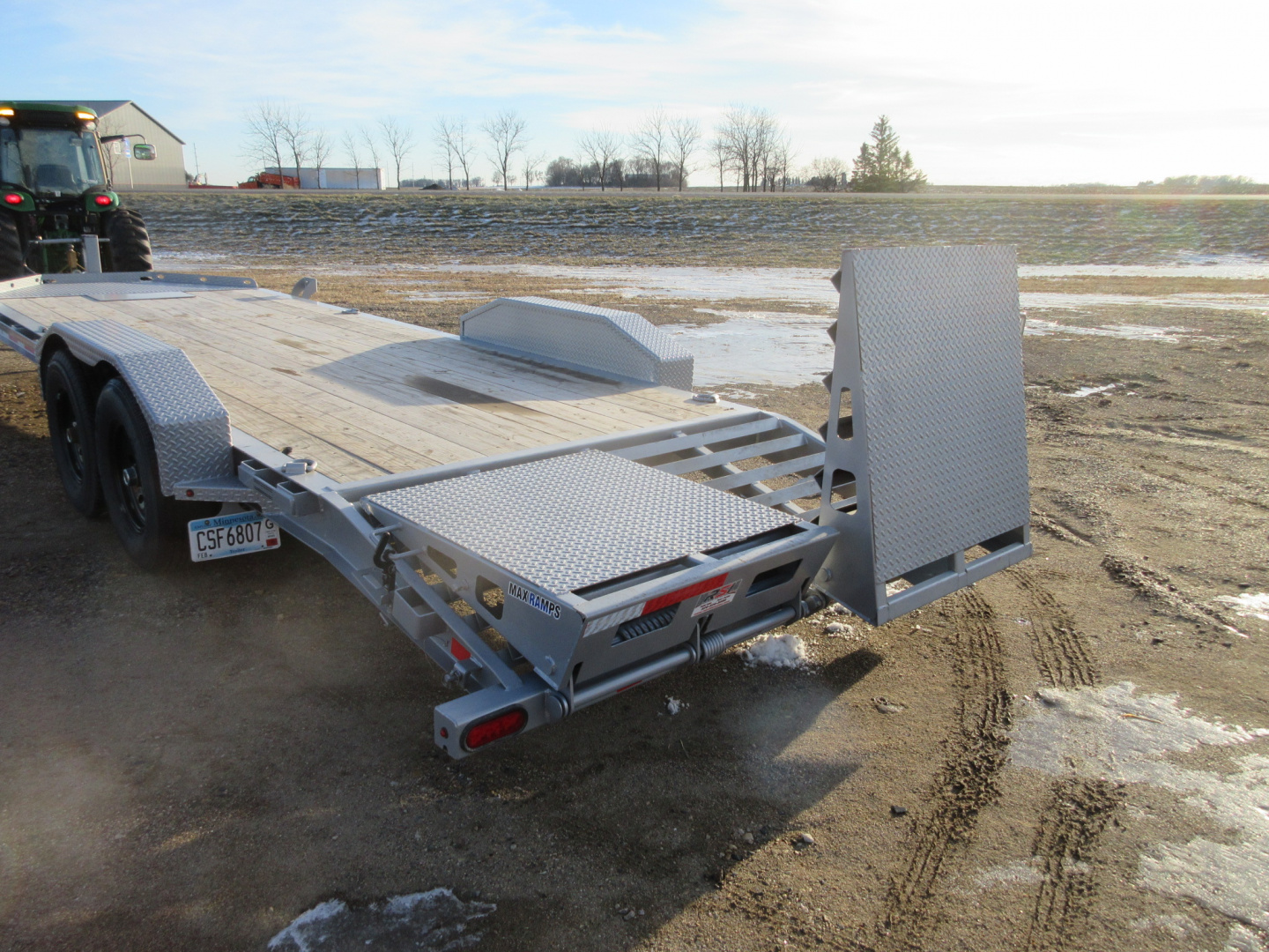 Used 2023 Diamond C Trailers LPX 22' W/Max Ramps Equipment Trailer