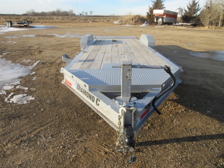 Used 2023 Diamond C Trailers LPX 22' W/Max Ramps Equipment Trailer
