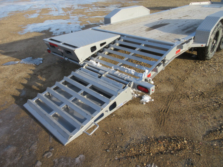 Used 2023 Diamond C Trailers LPX 22' W/Max Ramps Equipment Trailer