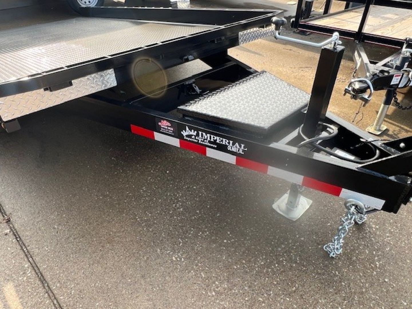 New 2026 Imperial Trailer 7x12 7K Single Axle Tilt Trailer