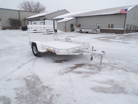 New *2027 Aluma 7710H-S-TG Utility Trailer