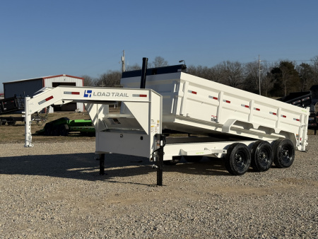 New 2026 Load Trail DG 83X16 GOOSENECK HIGH SIDE TELESCOPIC W/14 PLYS AND 7 GAUGE 21K GVWR Dump Trailer