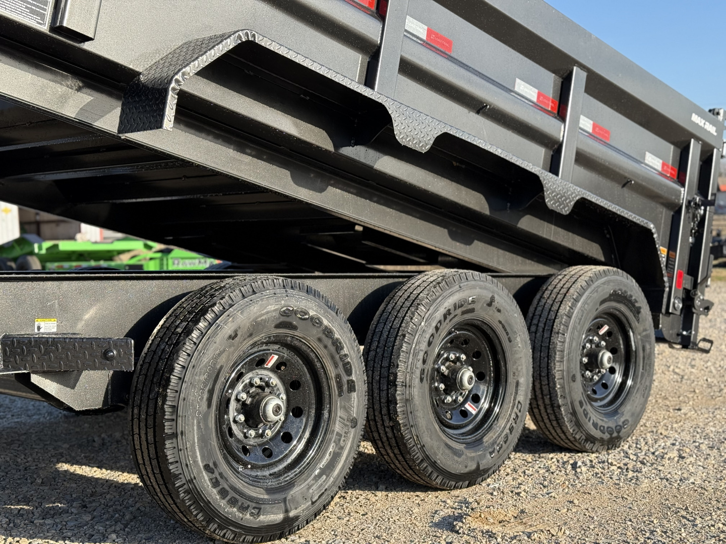 New 2026 Load Trail DG 83X16 GOOSENECK HIGH SIDE TELESCOPIC W/14 PLYS AND 7 GAUGE 21K GVWR Dump Trailer