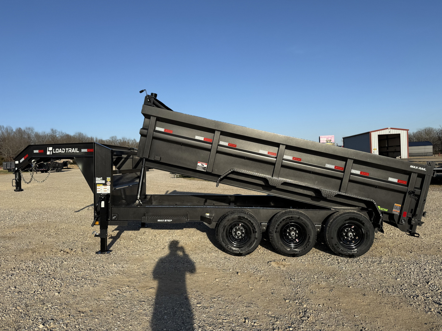 New 2026 Load Trail DG 83X16 GOOSENECK HIGH SIDE TELESCOPIC W/14 PLYS AND 7 GAUGE 21K GVWR Dump Trailer