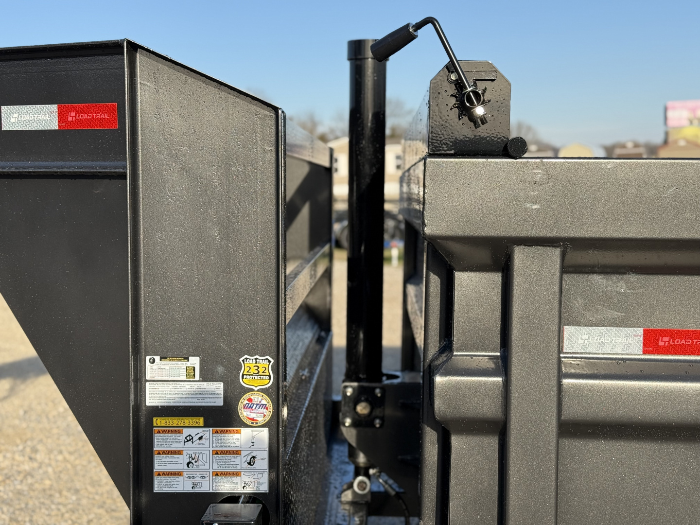 New 2026 Load Trail DG 83X16 GOOSENECK HIGH SIDE TELESCOPIC W/14 PLYS AND 7 GAUGE 21K GVWR Dump Trailer