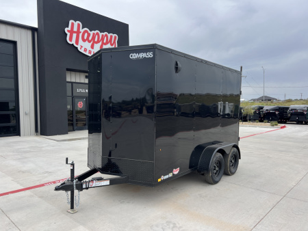 New 2026 Compass 6'x12' Enclosed Cargo Trailer - Indigo DLX