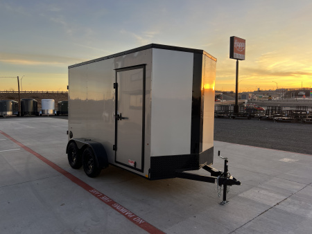 New 2026 Compass 6'x12' Enclosed Cargo Trailer - Indigo DLX