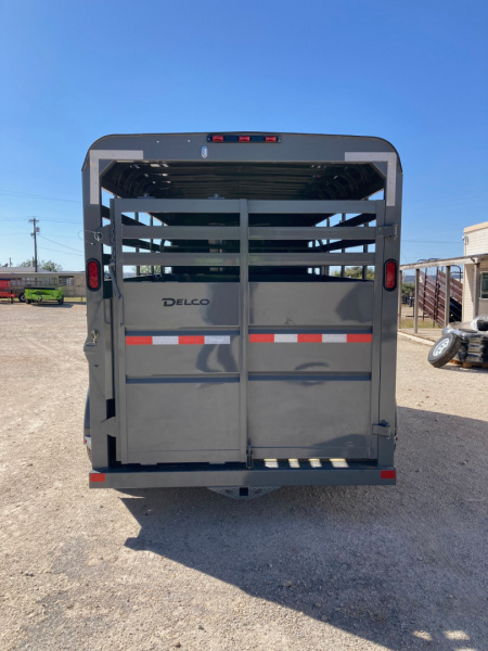 New 2026 Delco Trailers S6 Bumper Pull 6' X 16" Stock Trailer