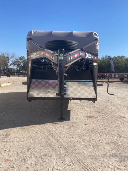 New 2026 Delco Trailers B8 Bar Top 6'x8" Wide X 24' Stock Trailer