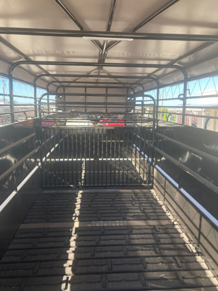 New 2026 Delco Trailers B8 Bar Top 6'x8" Wide X 24' Stock Trailer