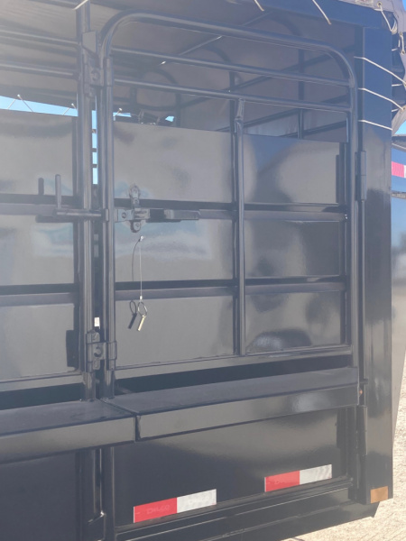 New 2026 Delco Trailers B8 Bar Top 6'x8" Wide X 24' Stock Trailer