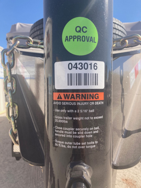 New 2026 Delco Trailers B8 Bar Top 6'x8" Wide X 24' Stock Trailer