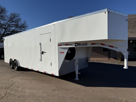 New 2026 Delco 8'x24’ Steel Enclosed Trailer – E2