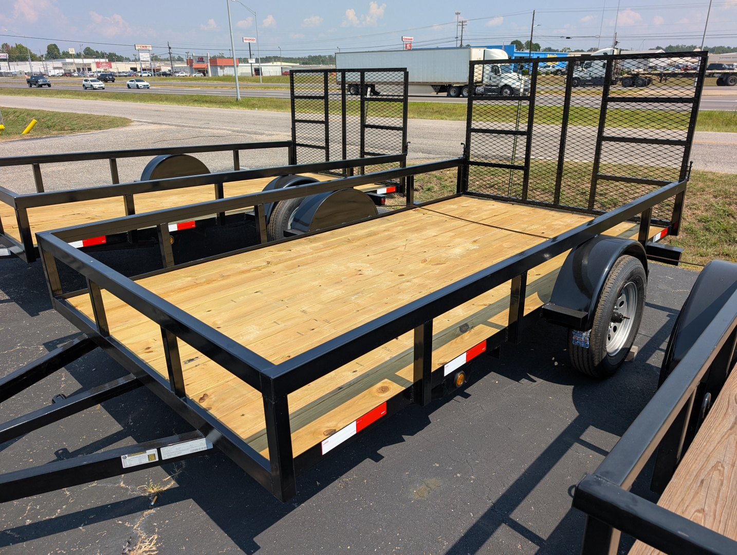 New 2026 Next Gen 6.5X12 Single 3.5K Axle Utility Trailer Tube Top Rail