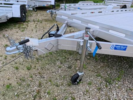 New 2027 Aluma 80x14 Heavy Duty, Single Axle with Electric Brakes & Bi-Fold Tailgate, 4,250lb GVWR