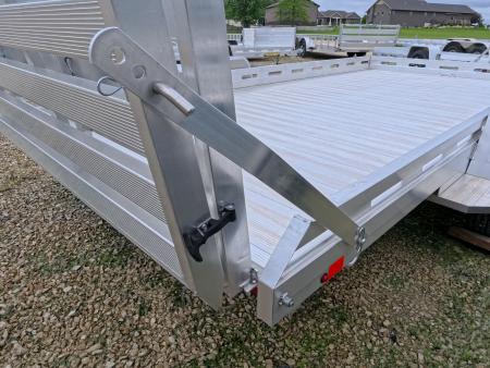 New 2027 Aluma 80x14 Heavy Duty, Single Axle with Electric Brakes & Bi-Fold Tailgate, 4,250lb GVWR