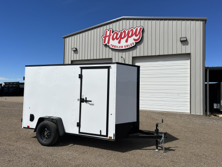 New 2026 Compass 5'x10' Enclosed Cargo Trailer - Indigo DLX