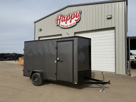 New 2026 Compass 6'x12' Enclosed Cargo Trailer - Indigo DLX