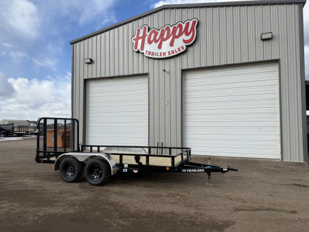 New 2026 PJ 77 x14' Tandem Axle Utility Trailer - UK