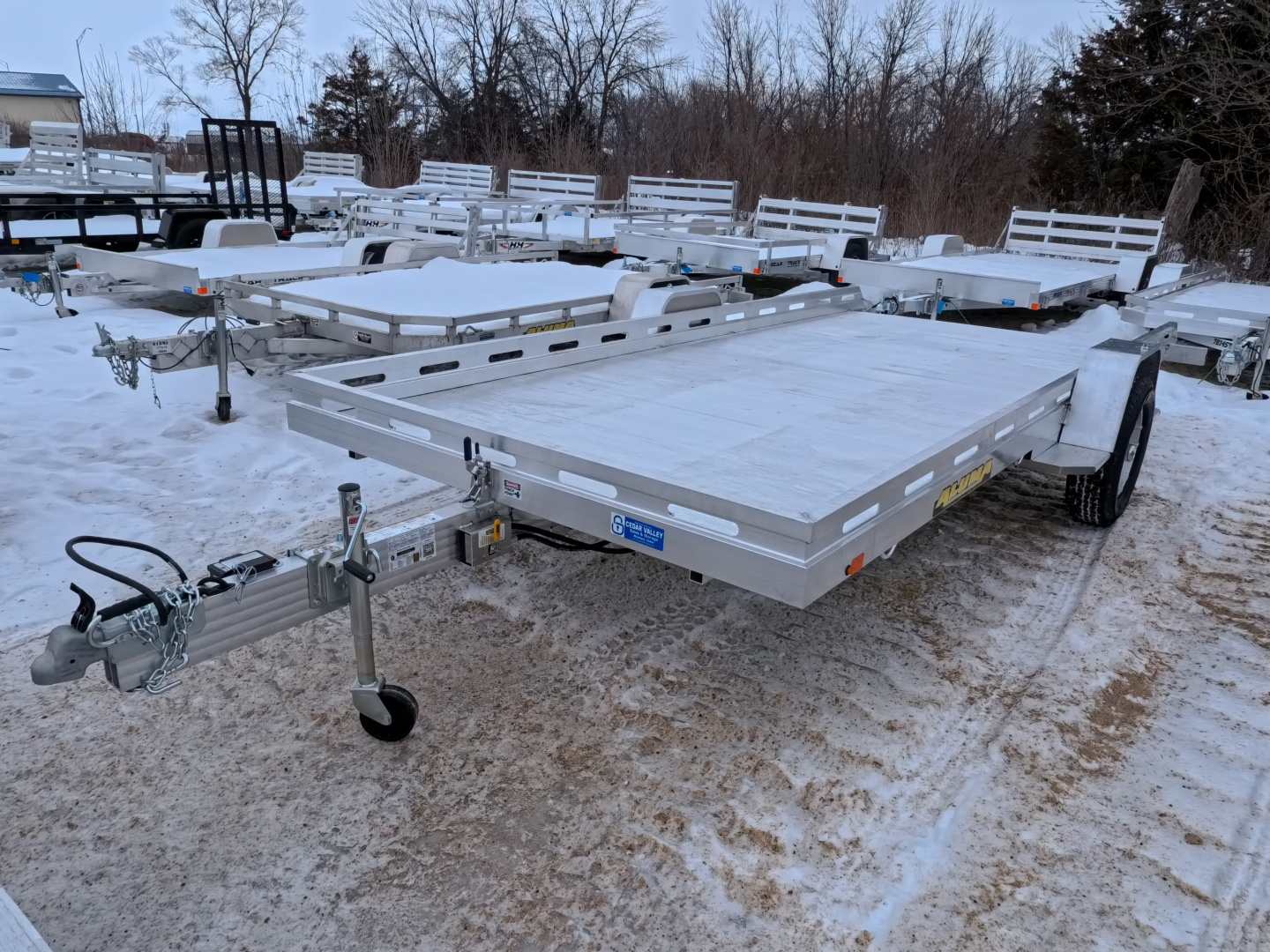 New 2027 Aluma Tilt Trailer - 80 x 15 Heavy Duty Single Axle with Electric Brakes