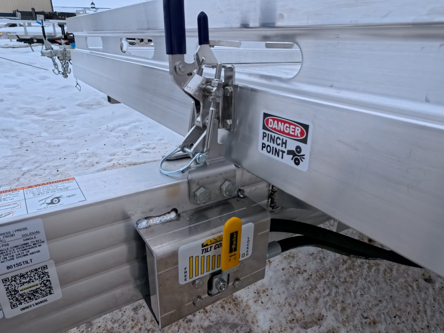 New 2027 Aluma Tilt Trailer - 80 x 15 Heavy Duty Single Axle with Electric Brakes