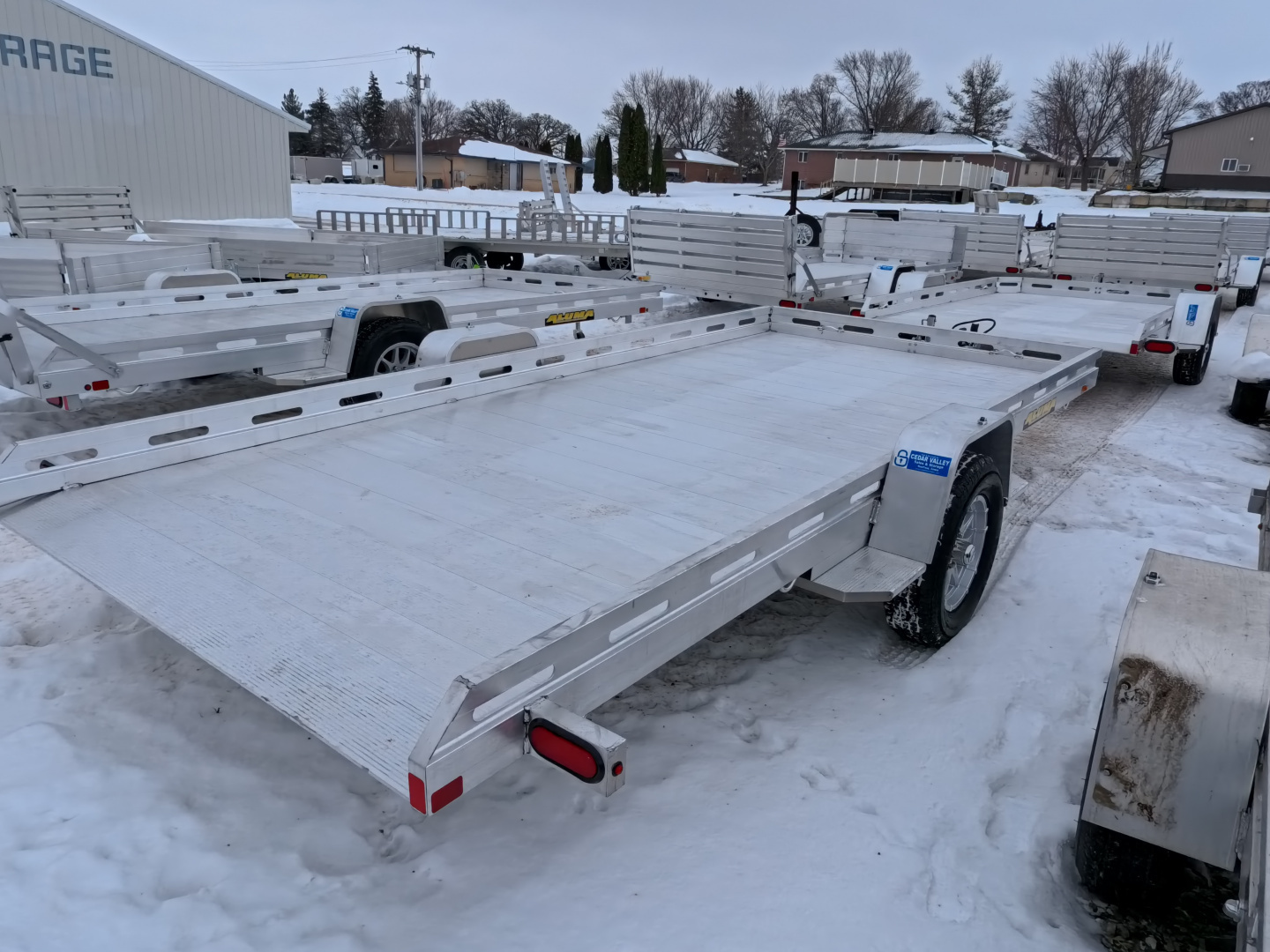 New 2027 Aluma Tilt Trailer - 80 x 15 Heavy Duty Single Axle with Electric Brakes