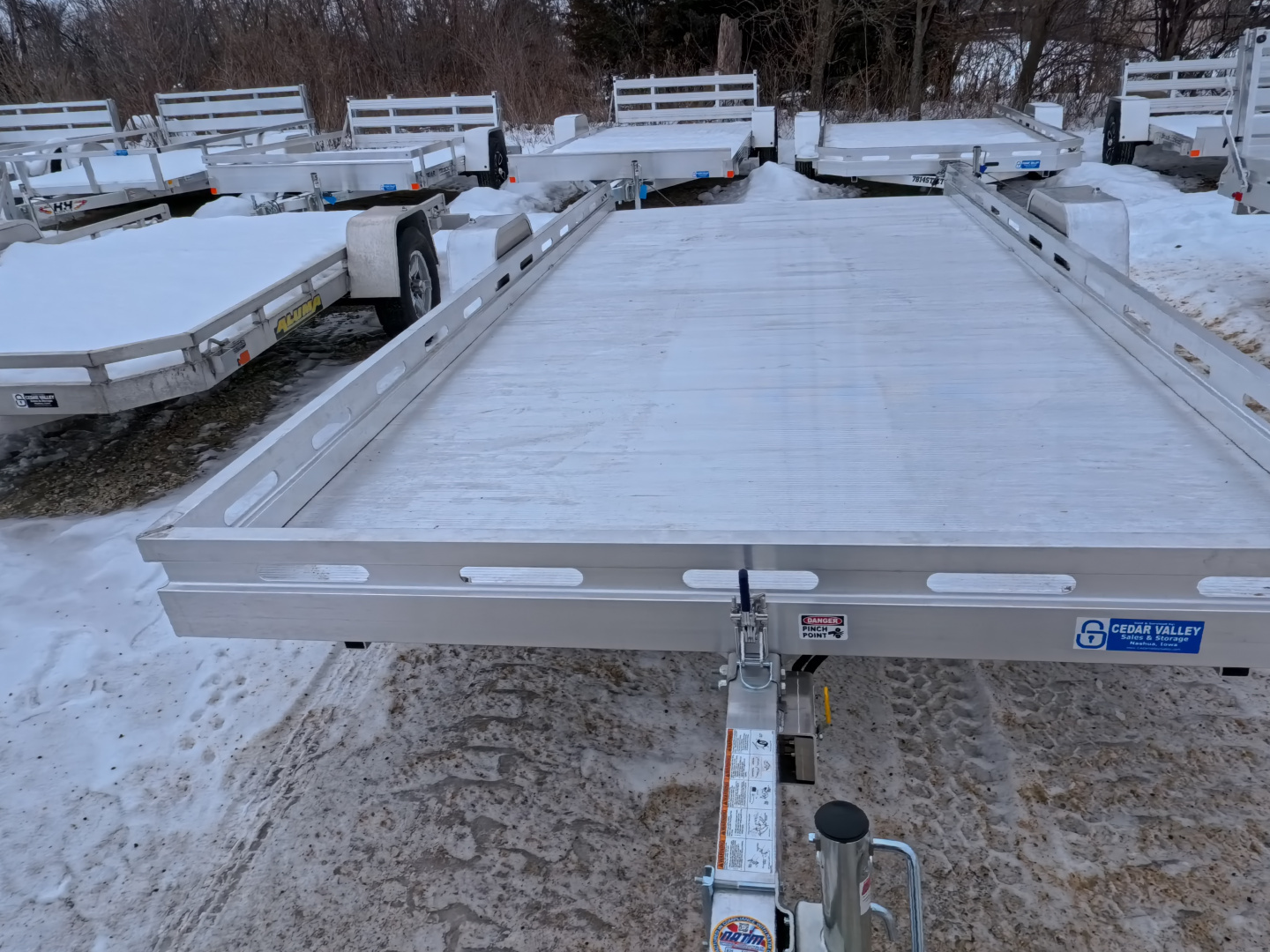 New 2027 Aluma Tilt Trailer - 80 x 15 Heavy Duty Single Axle with Electric Brakes