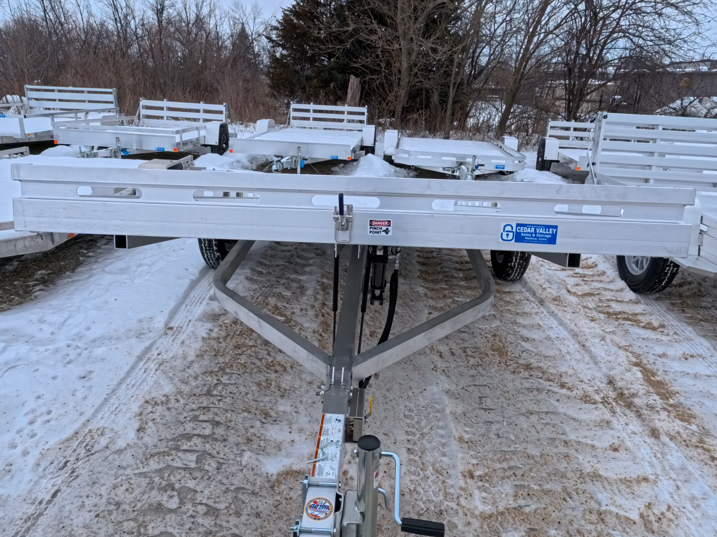 New 2027 Aluma Tilt Trailer - 80 x 15 Heavy Duty Single Axle with Electric Brakes