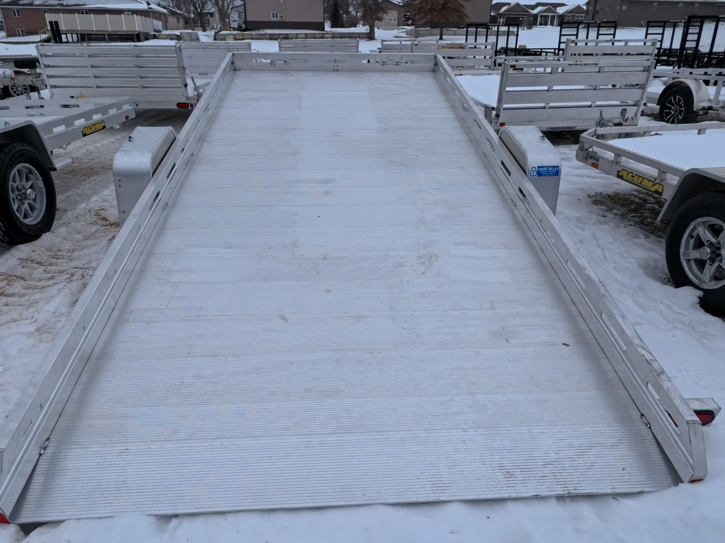 New 2027 Aluma Tilt Trailer - 80 x 15 Heavy Duty Single Axle with Electric Brakes