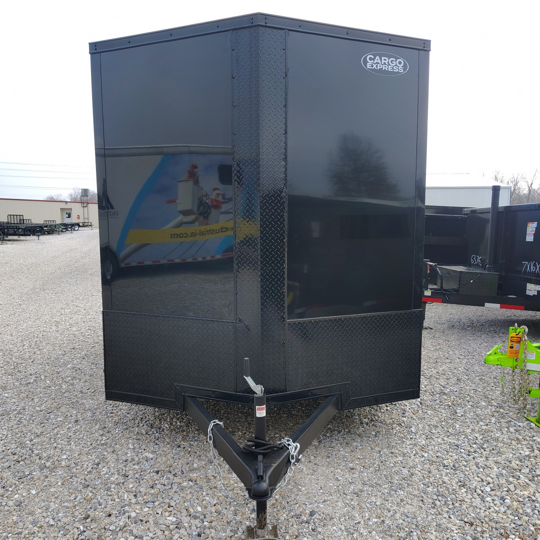 New 2026 Cargo Express 7x12 SA, 7'2" interior height, 35k axle .080 Polycore, Screwless exterior Cargo / Enclosed Trailer