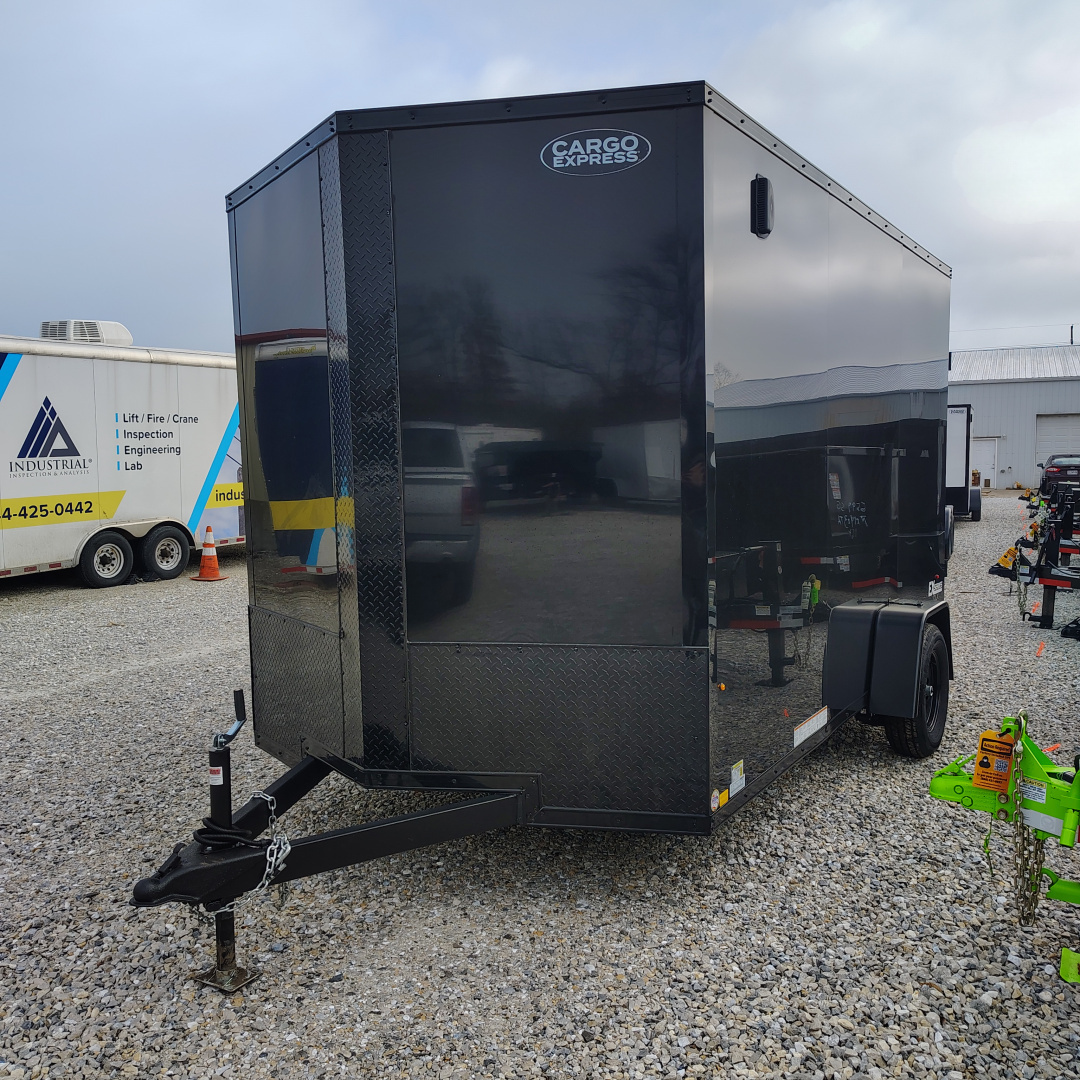 New 2026 Cargo Express 7x12 SA, 7'2" interior height, 35k axle .080 Polycore, Screwless exterior Cargo / Enclosed Trailer