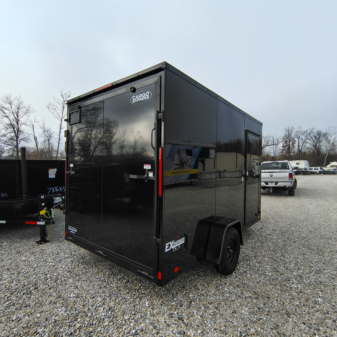 New 2026 Cargo Express 7x12 SA, 7'2" interior height, 35k axle .080 Polycore, Screwless exterior Cargo / Enclosed Trailer