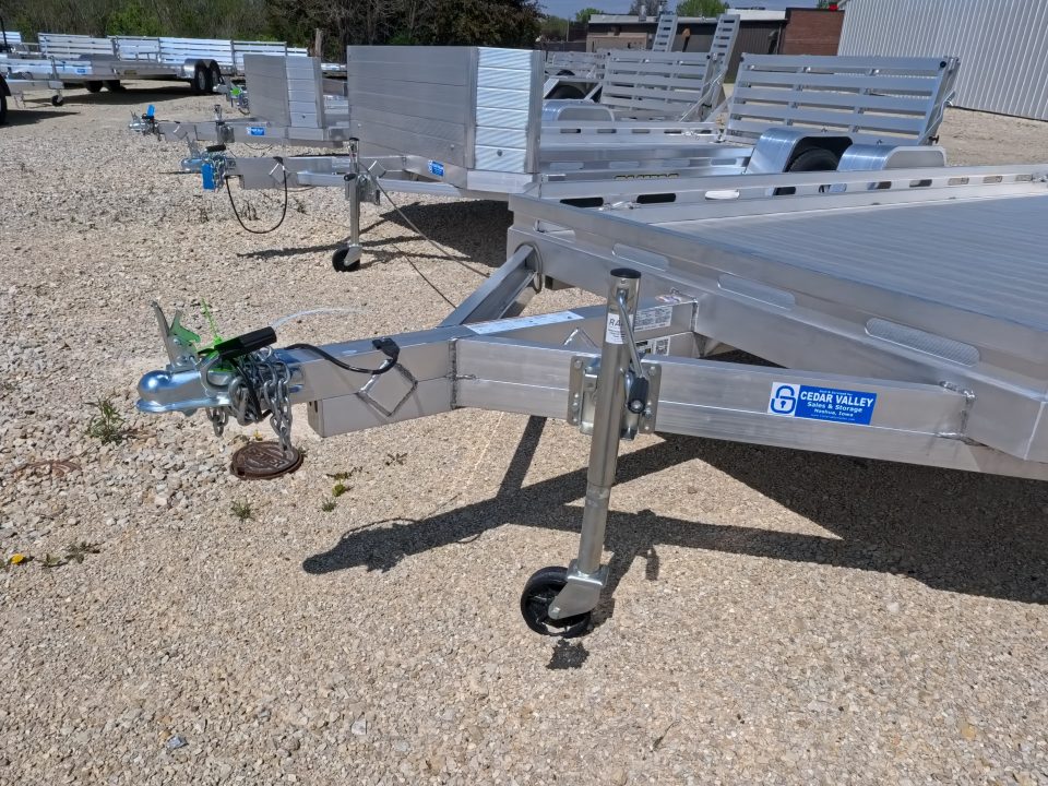 New 2026 Aluma 78 x 14 Slotted Utility Trailer, Bi-Fold Tailgate, 2,990lb GVWR