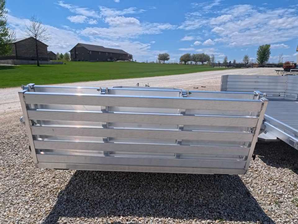 New 2026 Aluma 78 x 14 Slotted Utility Trailer, Bi-Fold Tailgate, 2,990lb GVWR