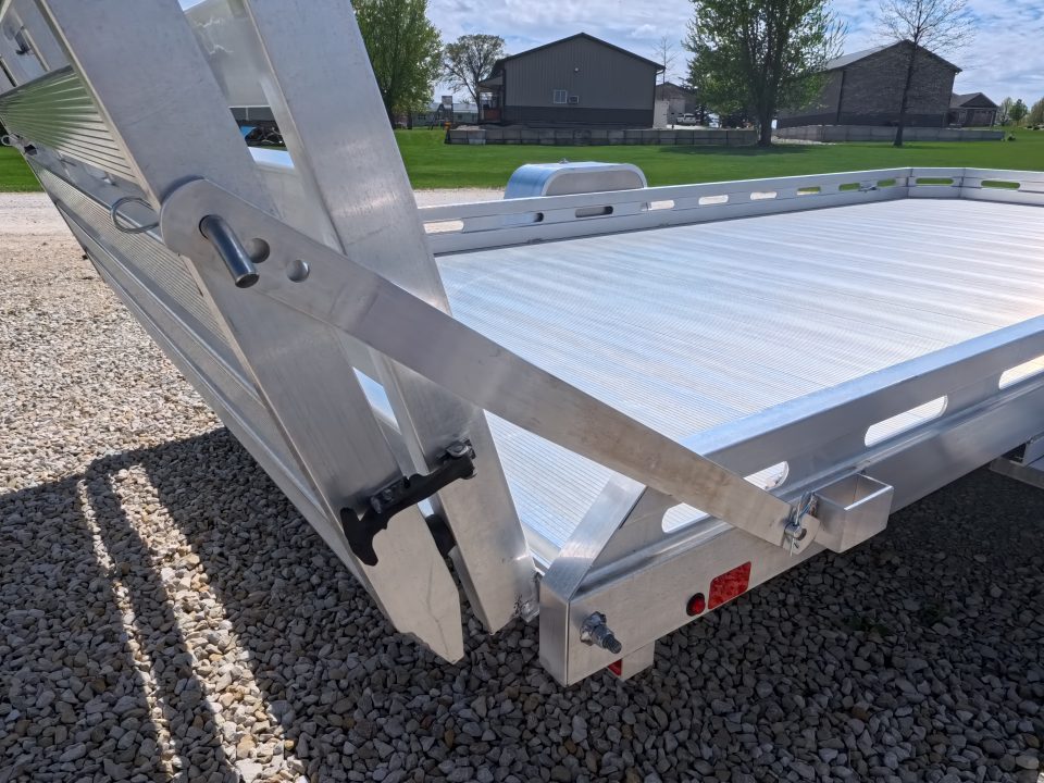 New 2026 Aluma 78 x 14 Slotted Utility Trailer, Bi-Fold Tailgate, 2,990lb GVWR