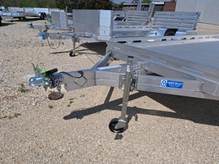 New 2026 Aluma 78 x 14 Slotted Utility Trailer, Bi-Fold Tailgate, 2,990lb GVWR