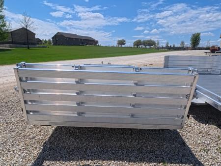 New 2026 Aluma 78 x 14 Slotted Utility Trailer, Bi-Fold Tailgate, 2,990lb GVWR